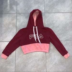 FILA Dora Cropped Hoodie Women’s Size M
